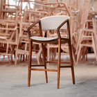 Banqueta Cyndi 53cm Madeira Maciça Com Braço | Factor Off Whi